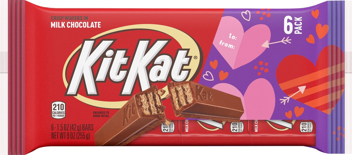 slide 4 of 5, Hershey's Kit Kat Milk Chocolate, 9 oz