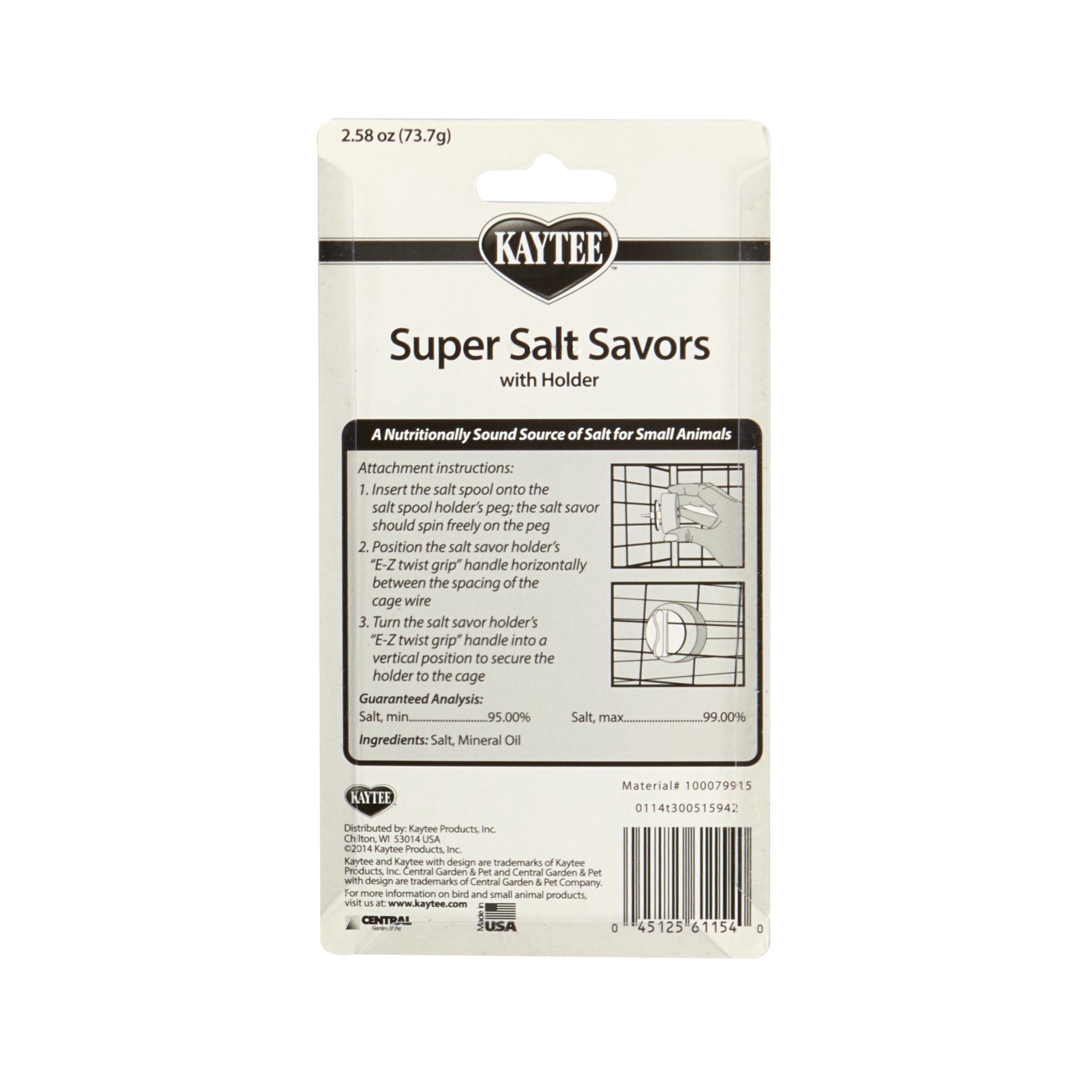 slide 2 of 3, Kaytee Hard Goods Kaytee Super Salt Savor One Size, 1 ct
