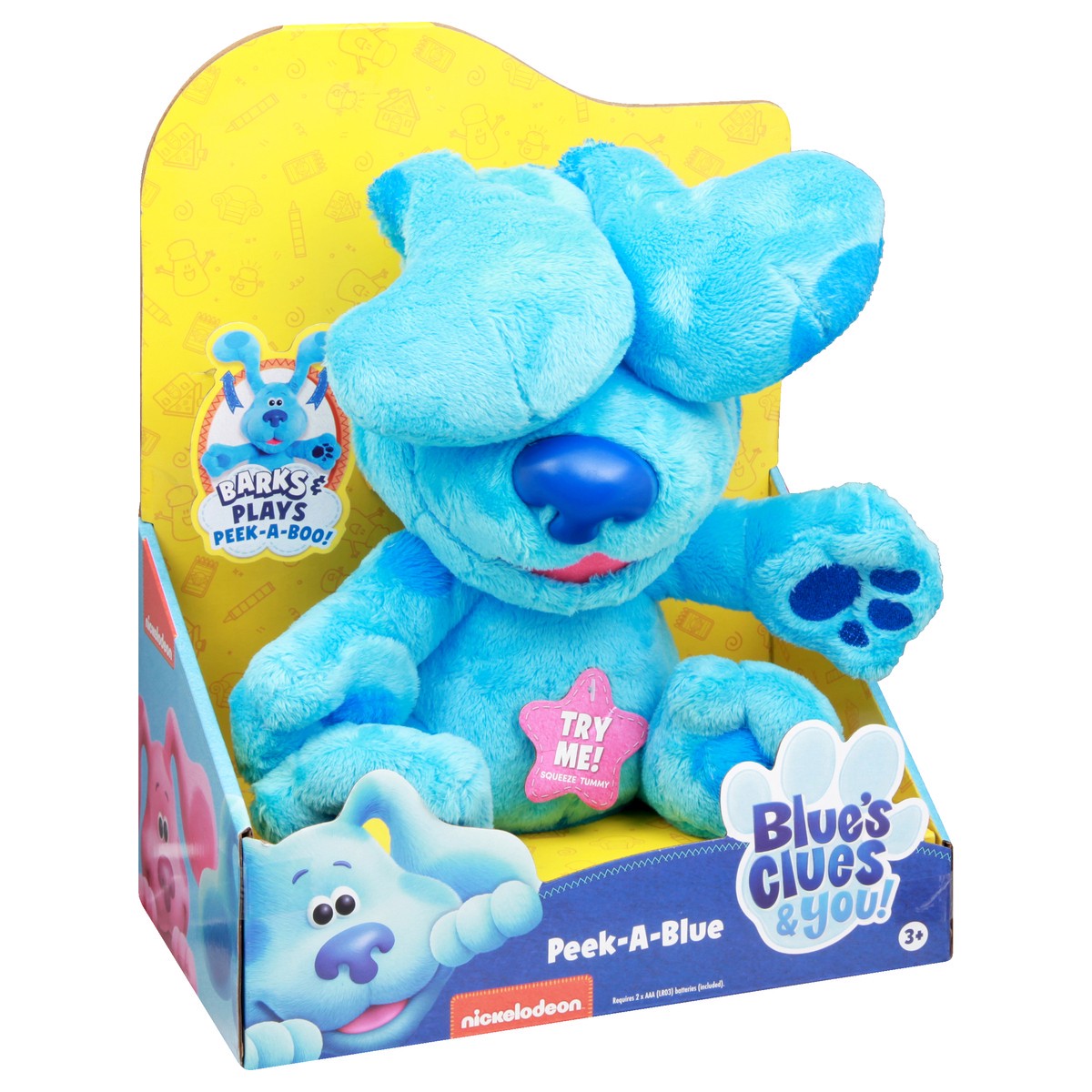 slide 3 of 9, Just Play Nickelodeon Blue''s Clues & You Peek-A-Blue Plush 1 ea, 1 ct