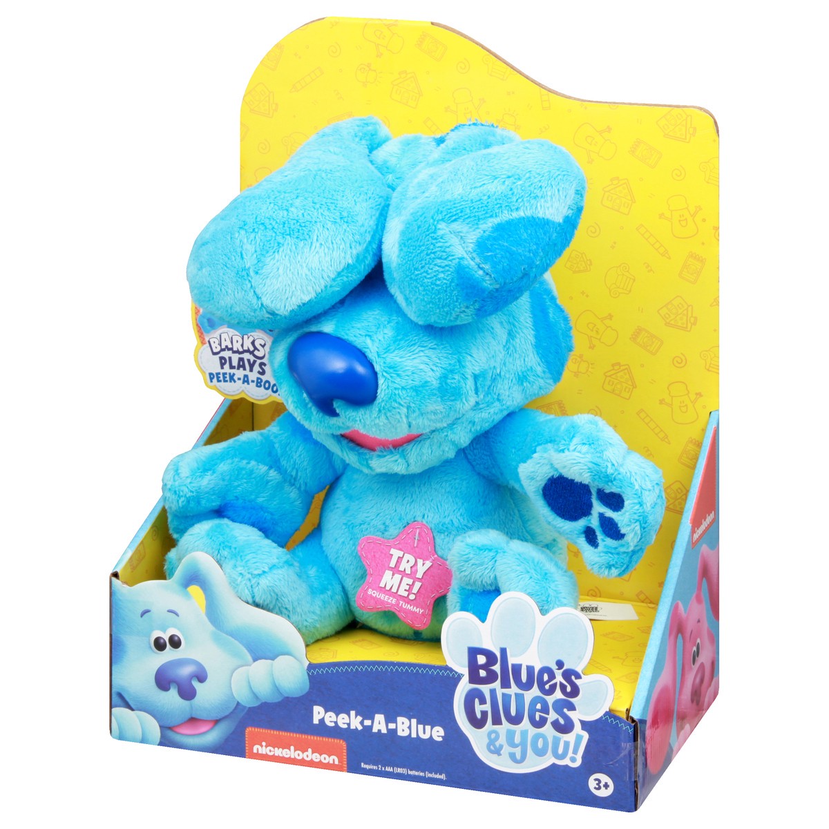 slide 4 of 9, Just Play Nickelodeon Blue''s Clues & You Peek-A-Blue Plush 1 ea, 1 ct