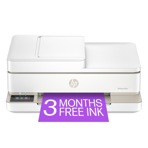 slide 10 of 10, Hp Envy 6555E Wireless All-In-One Color Inkjet Printer, Print, Scan, Copy, Duplex Printing Best For Home, 3 Months Of Free Ink (714N5A), 1 ct