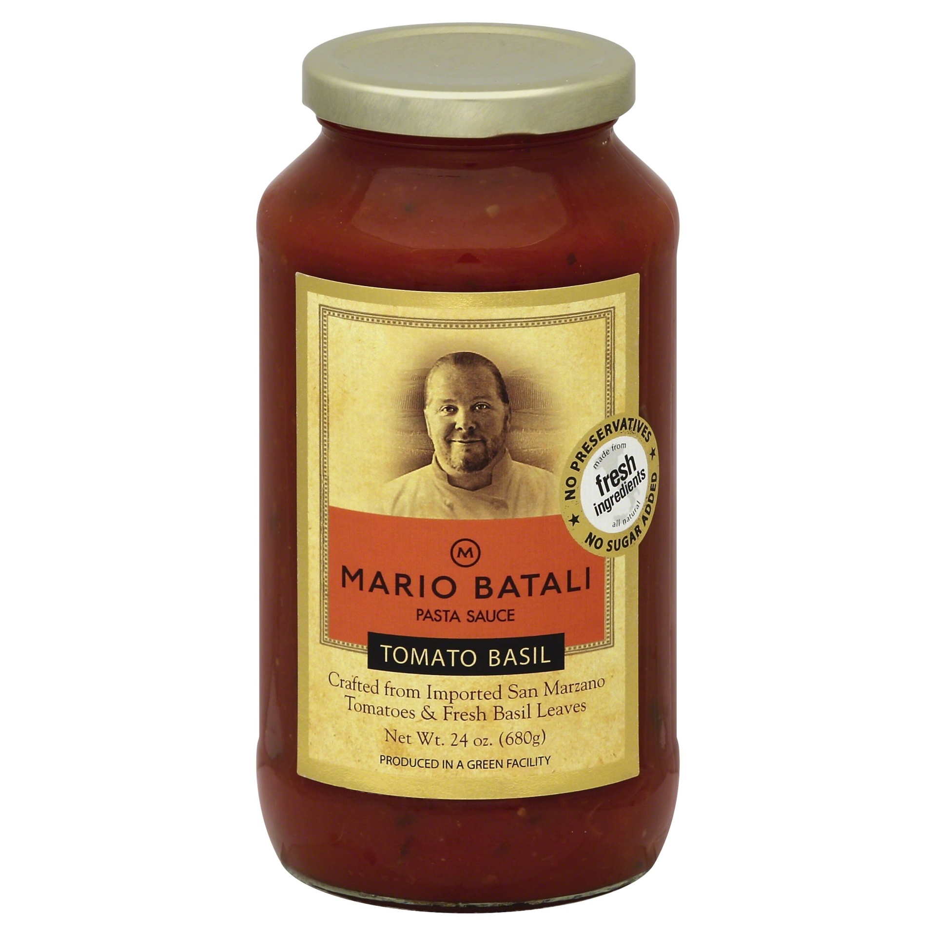 slide 1 of 2, Mario Batali Tomato Basil Pasta Sauce, 24 oz