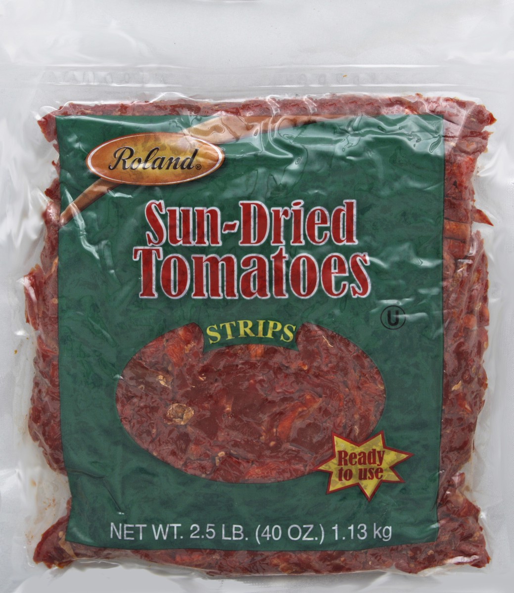 slide 5 of 5, Roland Sun-Dried Tomatoes Strips, 2.5 lb