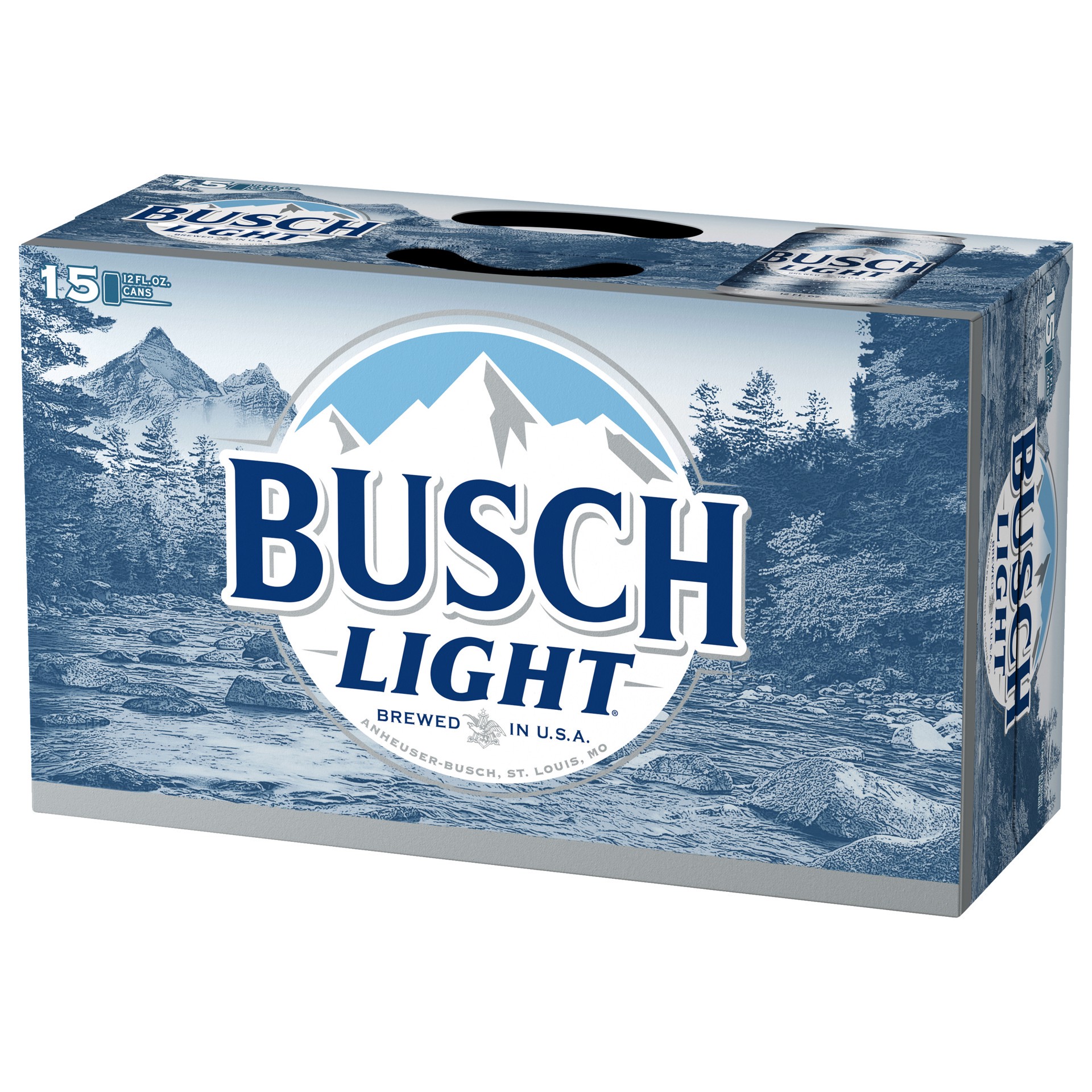 slide 2 of 3, Busch Light American Lager Beer 15 Pack, 12 fl oz Cans, 180 fl oz