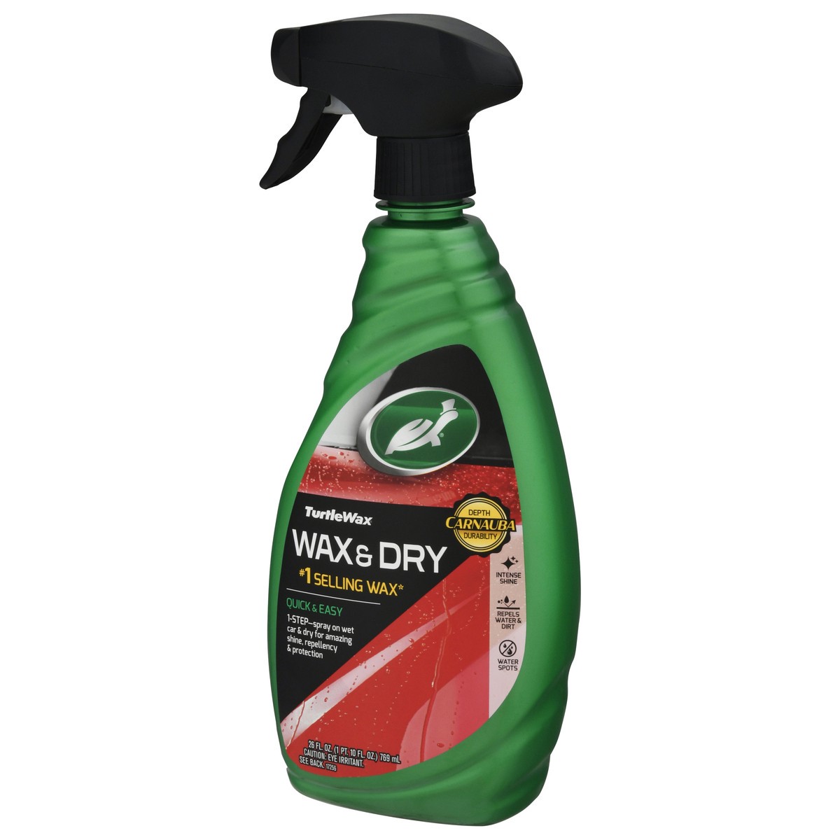 slide 3 of 9, Turtle Wax Wax & Dry Spray Wax 26 fl oz, 26 fl oz