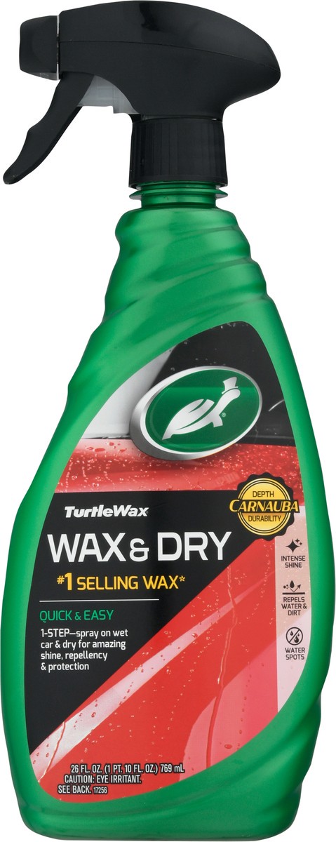 slide 6 of 9, Turtle Wax Wax & Dry Spray Wax 26 fl oz, 26 fl oz