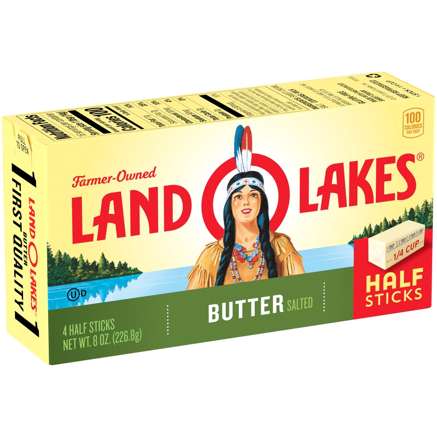 slide 2 of 6, Land O'Lakes Half Sticks Salted Butter, 8 oz