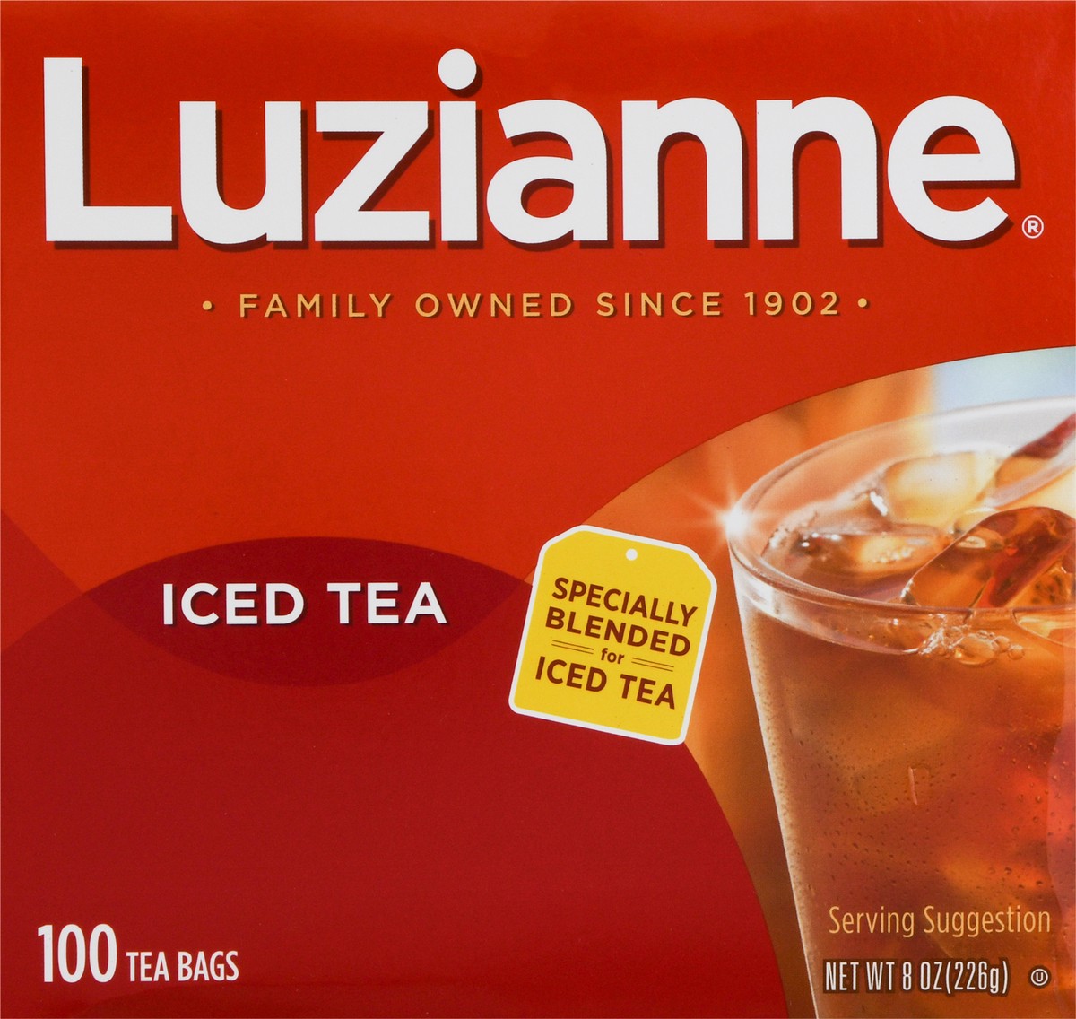 slide 12 of 13, Luzianne Iced Tea 100 Tea Bags, 8 oz