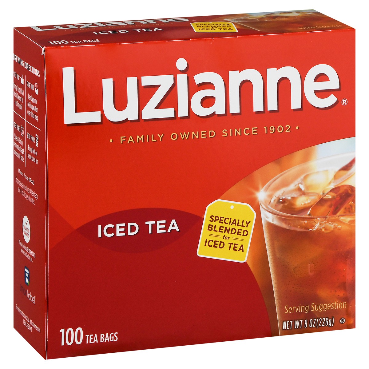 slide 6 of 13, Luzianne Iced Tea 100 Tea Bags, 8 oz