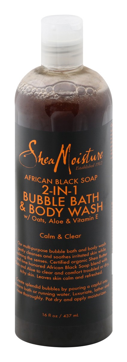 slide 10 of 10, SheaMoisture Bubble Bath & Body Wash 16 oz, 16 oz