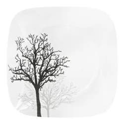 Corelle Square 10.5 in / 26.5 cm Plate Timber Shadows