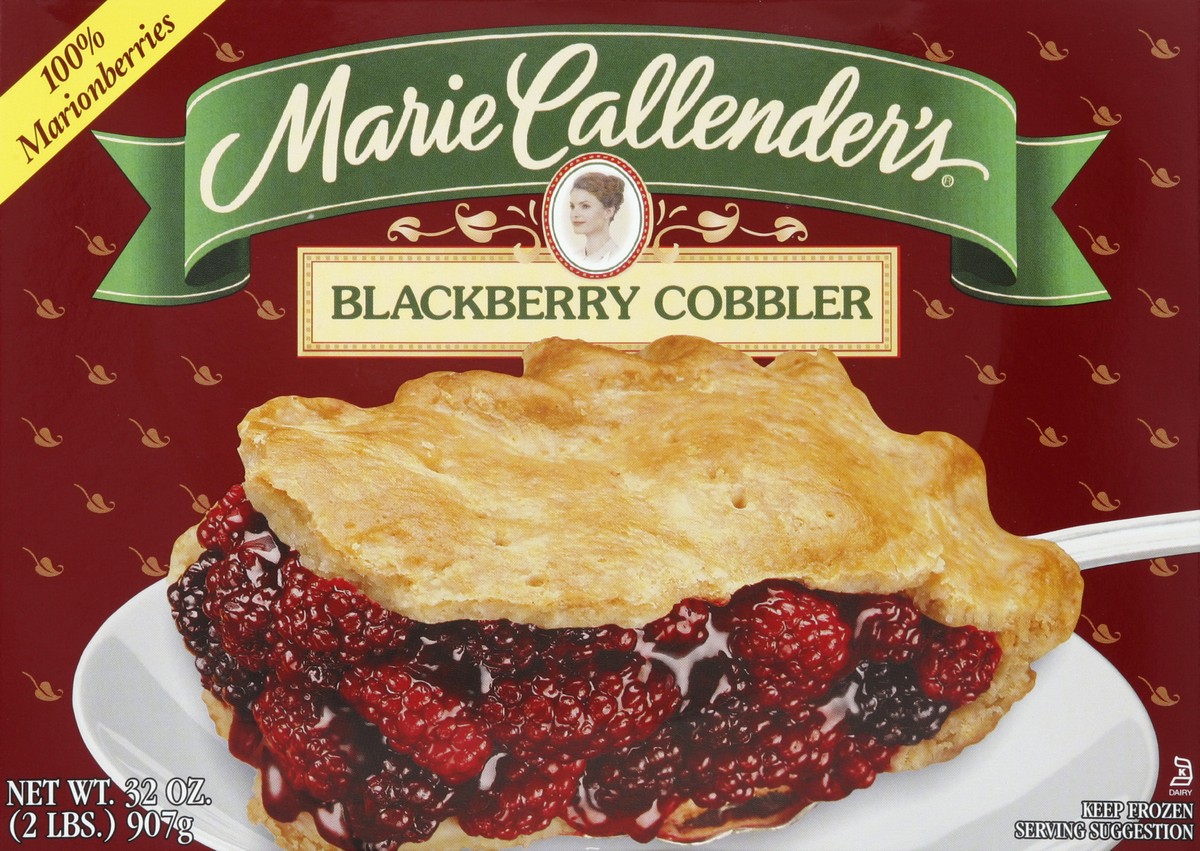 slide 4 of 4, Marie Callender's Blackberry Cobbler, 32 oz