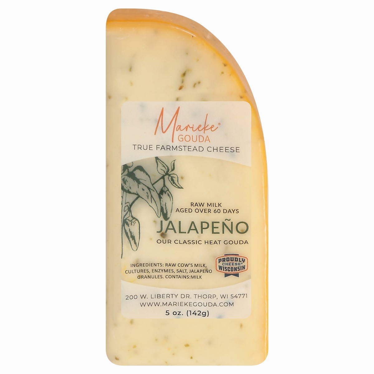 slide 8 of 11, Marieke Gouda Cheese, Jalapeno, 5 oz