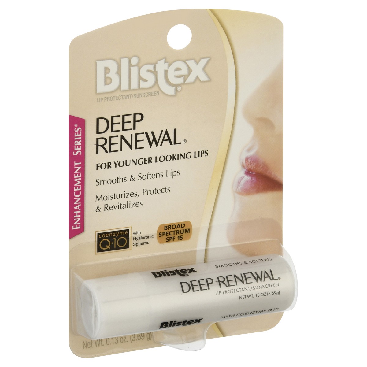 slide 5 of 9, Blistex Enhancement Series Broad Spectrum SPF 15 Deep Renewal Lip Protectant/Sunscreen 0.13 oz, 0.13 oz