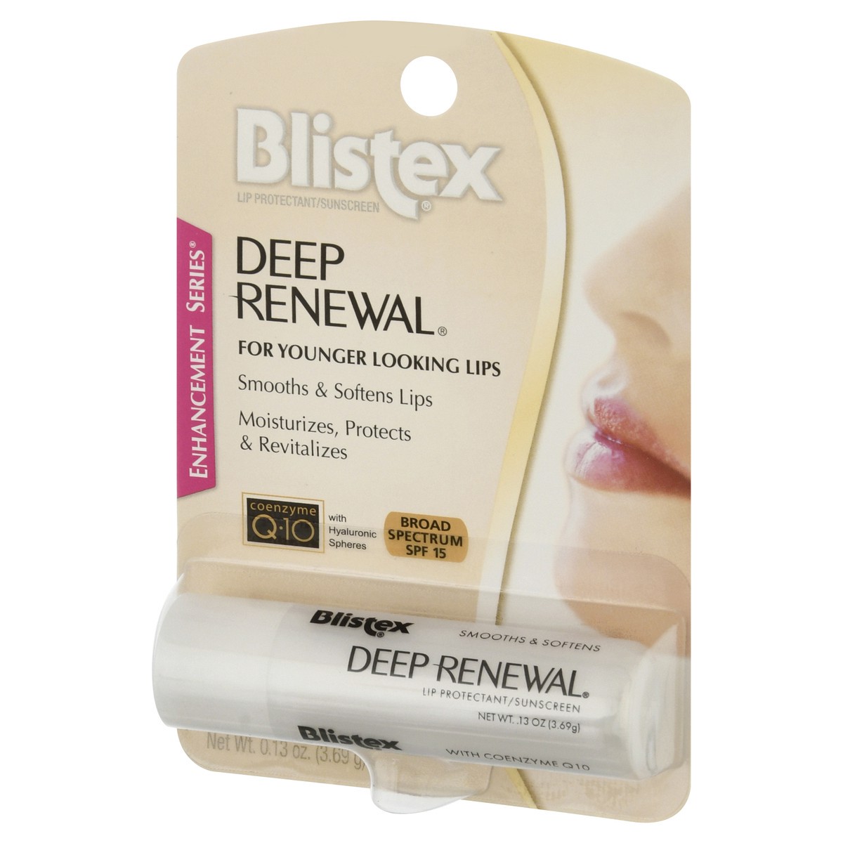 slide 2 of 9, Blistex Enhancement Series Broad Spectrum SPF 15 Deep Renewal Lip Protectant/Sunscreen 0.13 oz, 0.13 oz