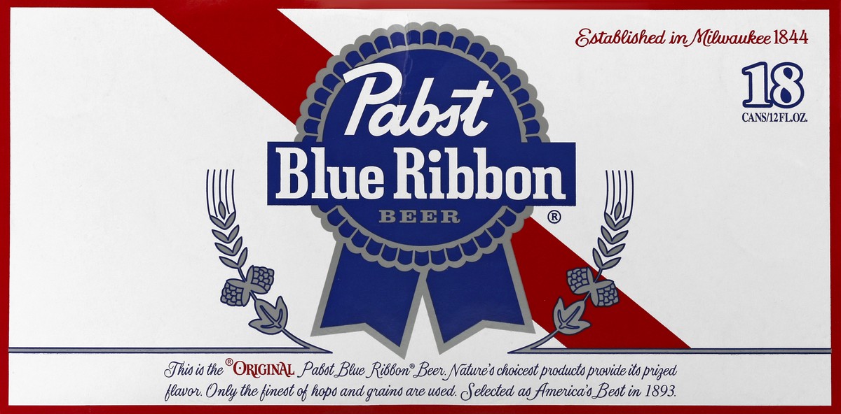 slide 1 of 31, Pabst Beer, 18 Pack, 12 fl oz Aluminum Cans, 4.7% ABV, Domestic Lager, 18 ct; 12 oz