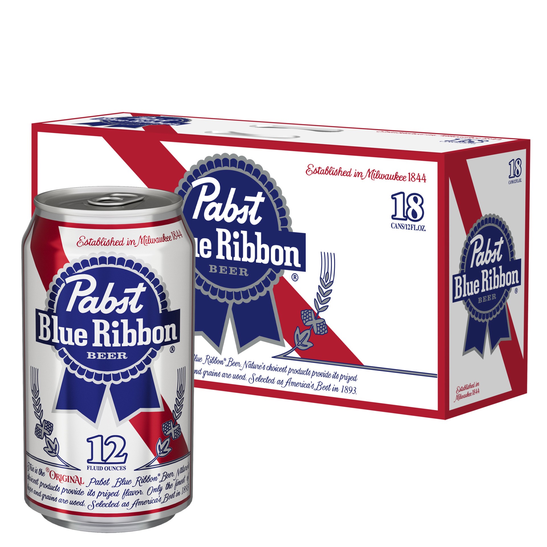 slide 1 of 31, Pabst Beer, 18 Pack, 12 fl oz Cans, 18 ct; 12 oz