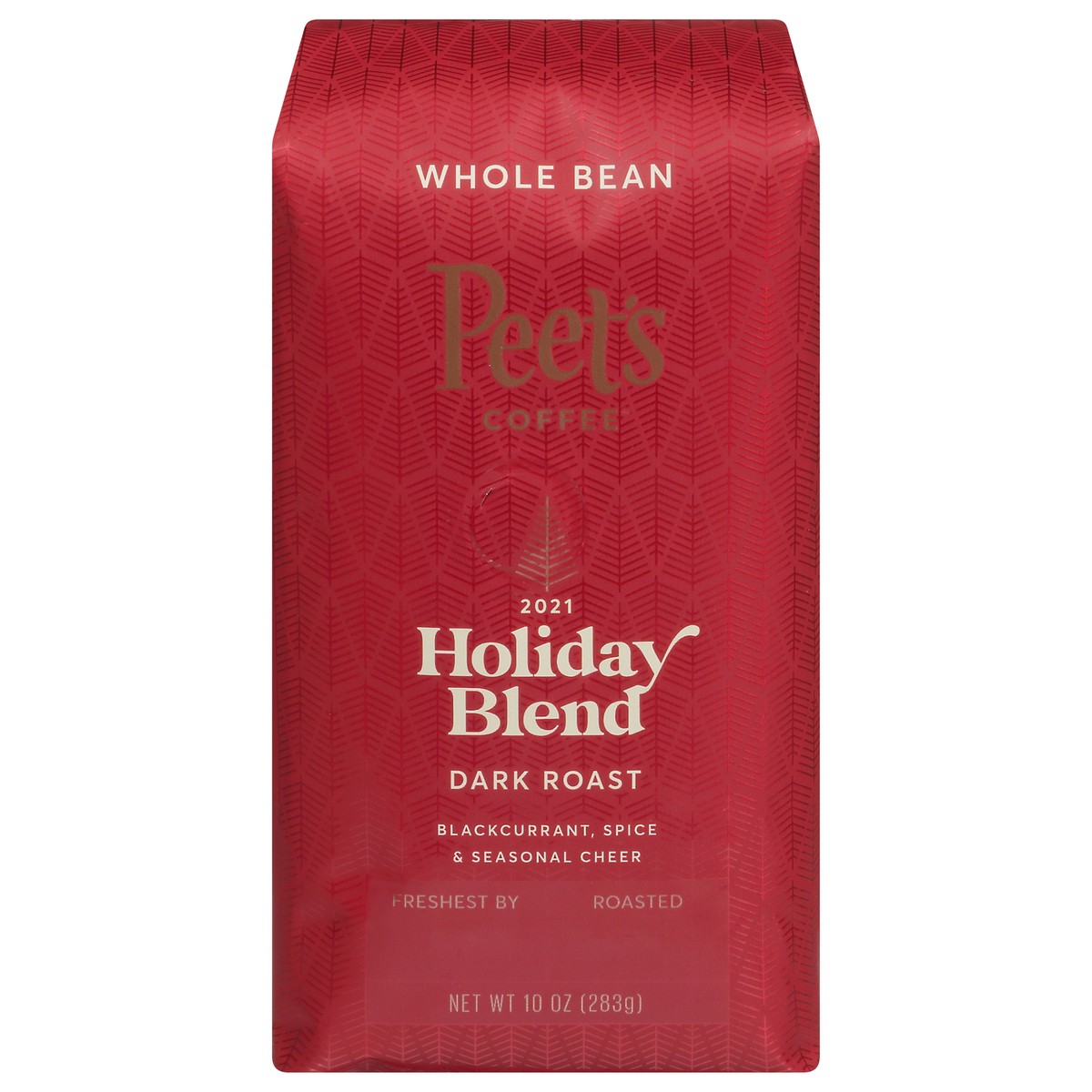 slide 1 of 1, Peet's Holiday Blend Dark Roast Whole Bean Coffee, 10 oz