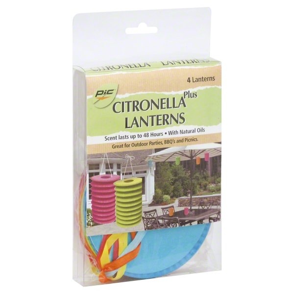 slide 1 of 4, Bugables Lanterns, Citronella Plus, 4 ct