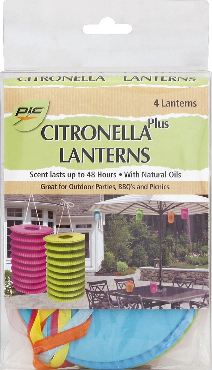 slide 4 of 4, Bugables Lanterns, Citronella Plus, 4 ct