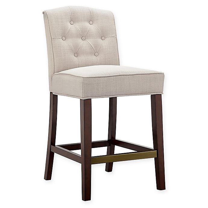 slide 1 of 6, Madison Park Marian Counter Stool - Tan, 1 ct