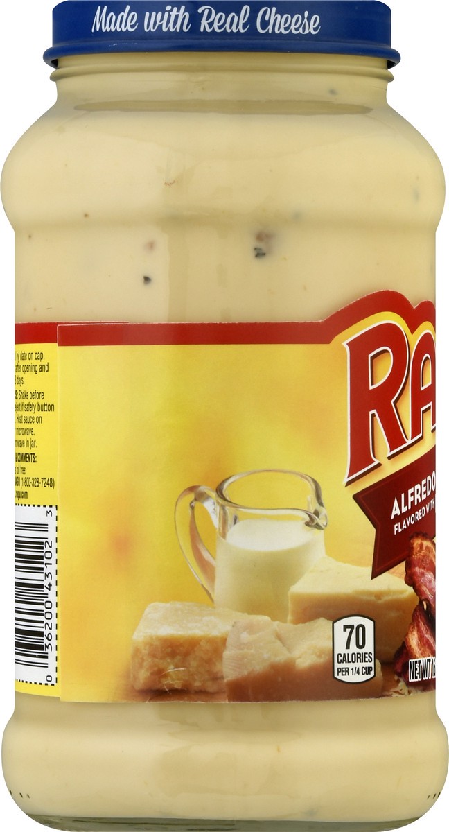 slide 7 of 10, Ragu Flavored with Bacon Alfredo Sauce - 16 oz, 16 oz