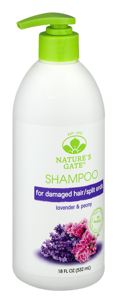 slide 1 of 1, Nature's Gate Lavender Peony Shampoo, 18 oz