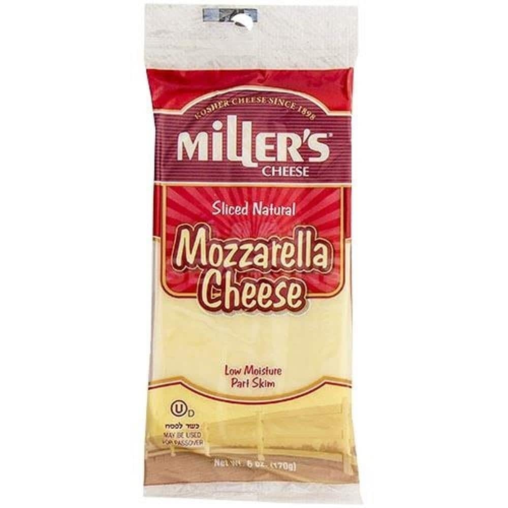 slide 1 of 1, Miller's Sliced Mozzarella Cheese, 6 oz