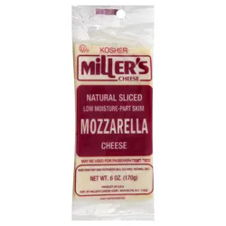 Miller's Sliced Mozzarella Cheese