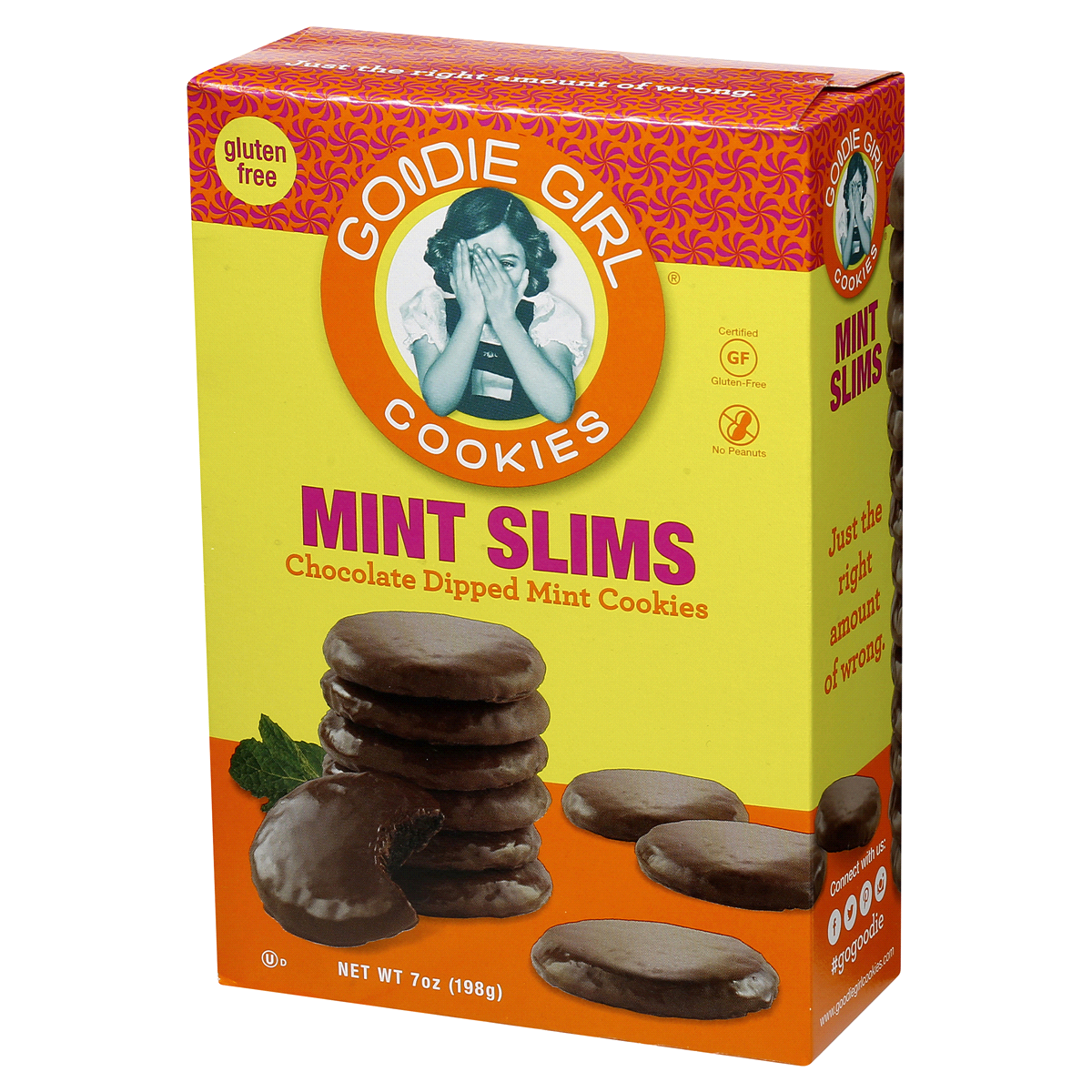 slide 129 of 137, Goodie Girl Fudge Dipped Chocolate Mint Cookies, 7 oz