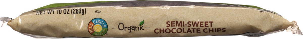 slide 3 of 9, Full Circle Market Organic 48% Cacao Semi-Sweet Chocolate Chips 10 oz, 10 oz