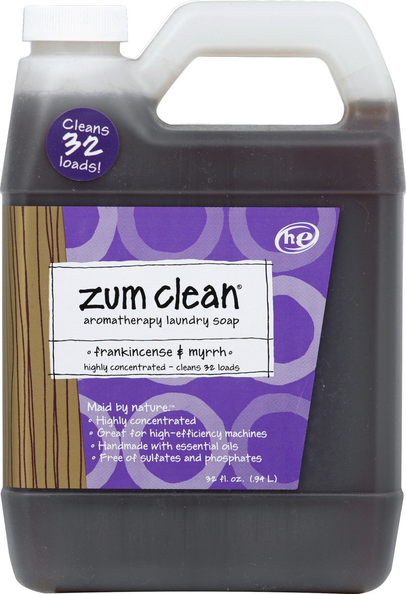 slide 2 of 2, Zum Frankincense & Myrrh Laundry Soap 32 fl oz, 32 fl oz