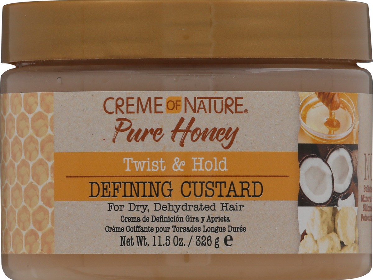 slide 2 of 11, Creme of Nature Pure Honey Twist & Hold Defining Custard 11.5 oz, 11.5 oz