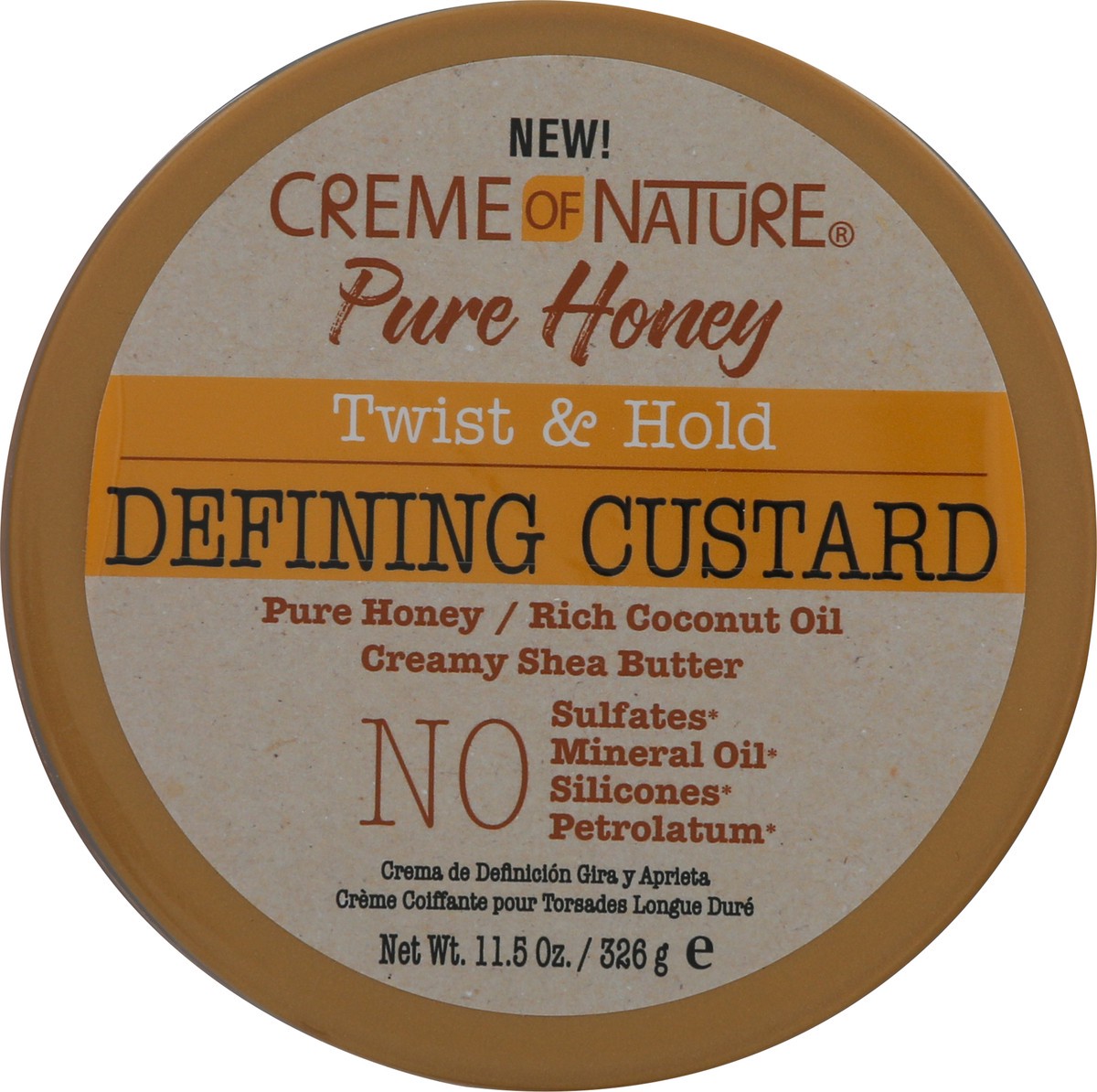 slide 3 of 11, Creme of Nature Pure Honey Twist & Hold Defining Custard 11.5 oz, 11.5 oz