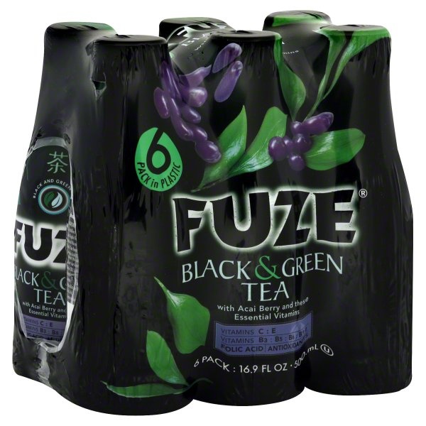 slide 1 of 1, Fuze Black & Green Tea - 96 oz, 96 oz