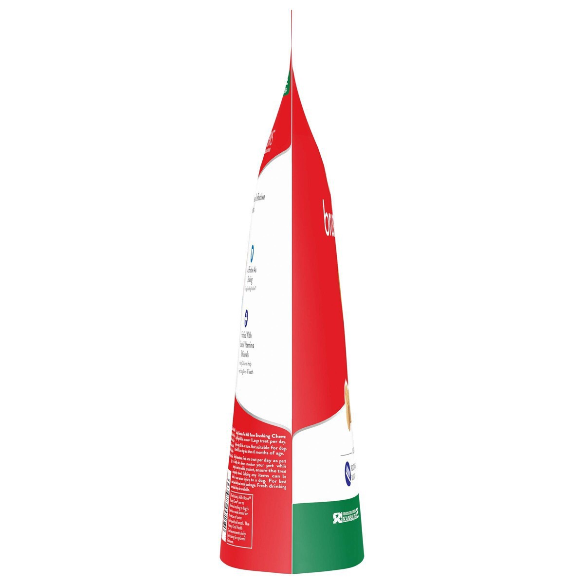 slide 6 of 21, Milk-Bone Brushing Chews Daily Dental Dog Treats, Large, 33.7 Oz. Bags, 25 Bones Per Bag, 25 ct