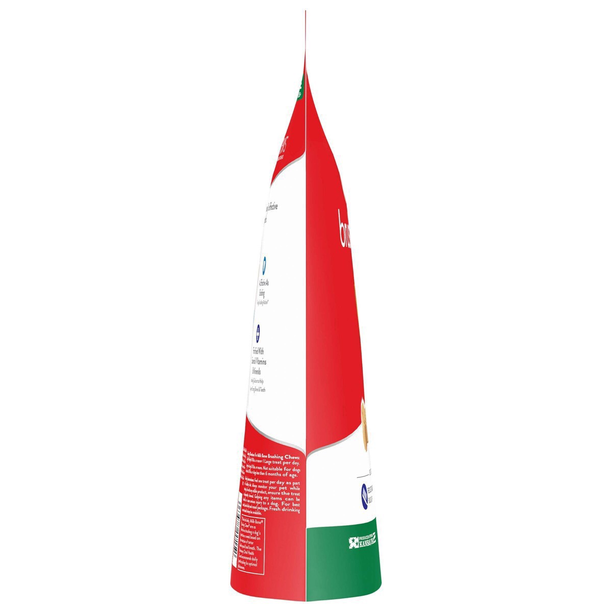 slide 5 of 21, Milk-Bone Brushing Chews Daily Dental Dog Treats, Large, 33.7 Oz. Bags, 25 Bones Per Bag, 25 ct