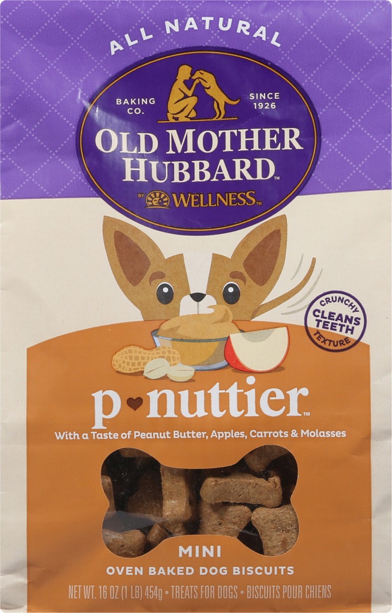 slide 6 of 9, Old Mother Hubbard Oven Baked Mini Pnuttier Dog Biscuit Mini 16 oz, 16 oz