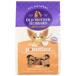 Old Mother Hubbard Oven Baked Mini Pnuttier Dog Biscuits 16 oz