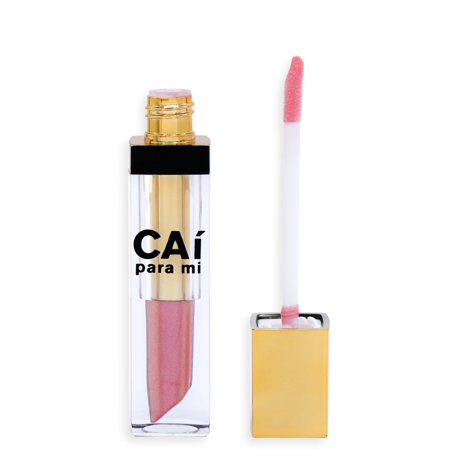 slide 2 of 2, CAI Para Mi Shimmer Lip Lacquer, Pink Lemonade, 0.2 oz