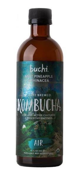 slide 1 of 1, Buchik Air Organic Kombucha, 12 oz