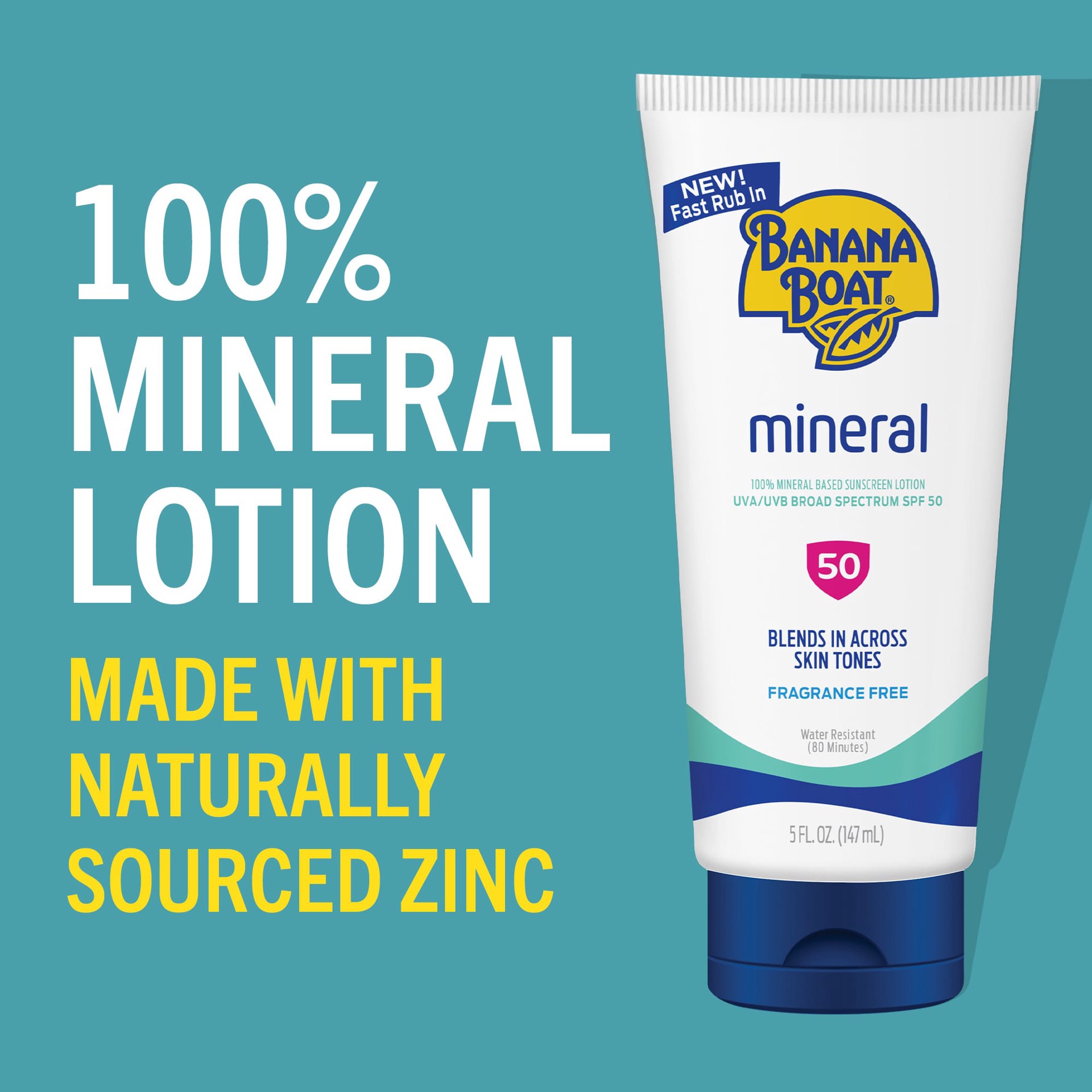 slide 2 of 9, Banana Boat Mineral Lotion 5Oz, 5 oz