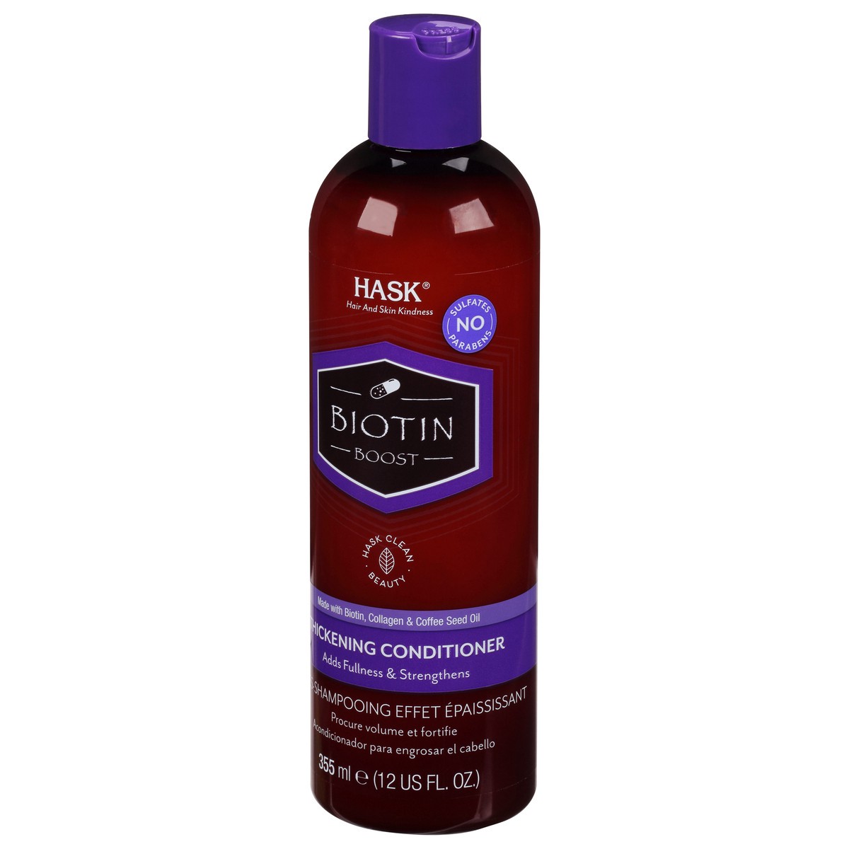 slide 3 of 9, Hask Biotin Boost Thickening Conditioner 12 fl oz, 12 fl oz