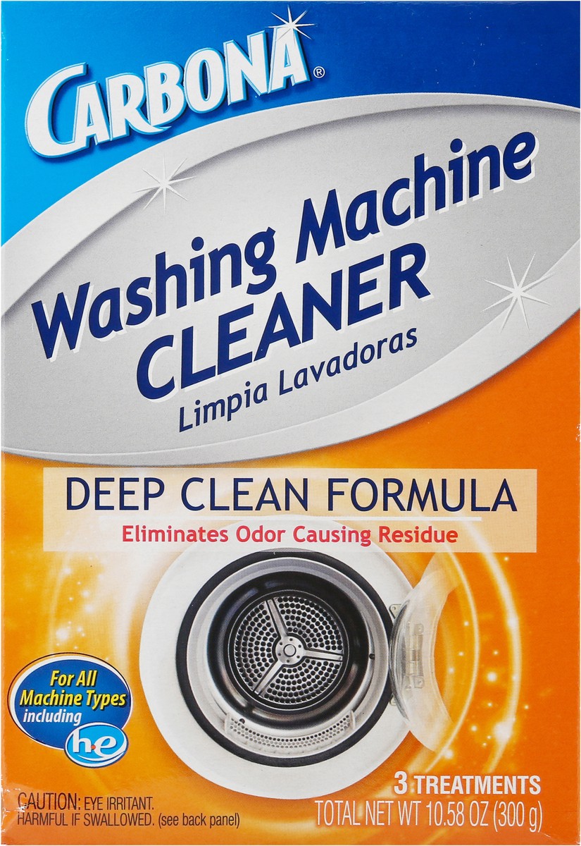 slide 1 of 9, Carbona Washing Machine Cleaner, 10.58 oz