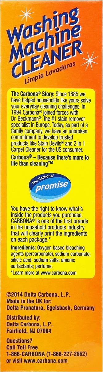 slide 3 of 9, Carbona Washing Machine Cleaner, 10.58 oz