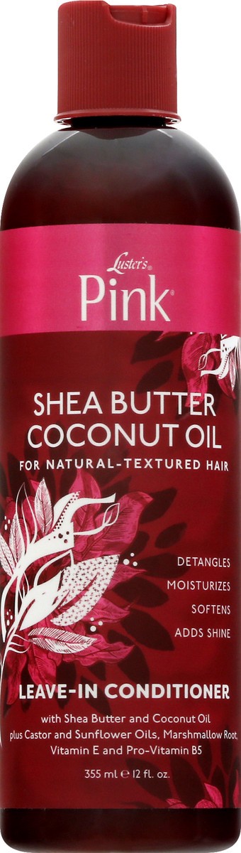 slide 7 of 9, Luster's Pink Shea Butter Coconut Oil Conditioner 355 ml, 355 ml