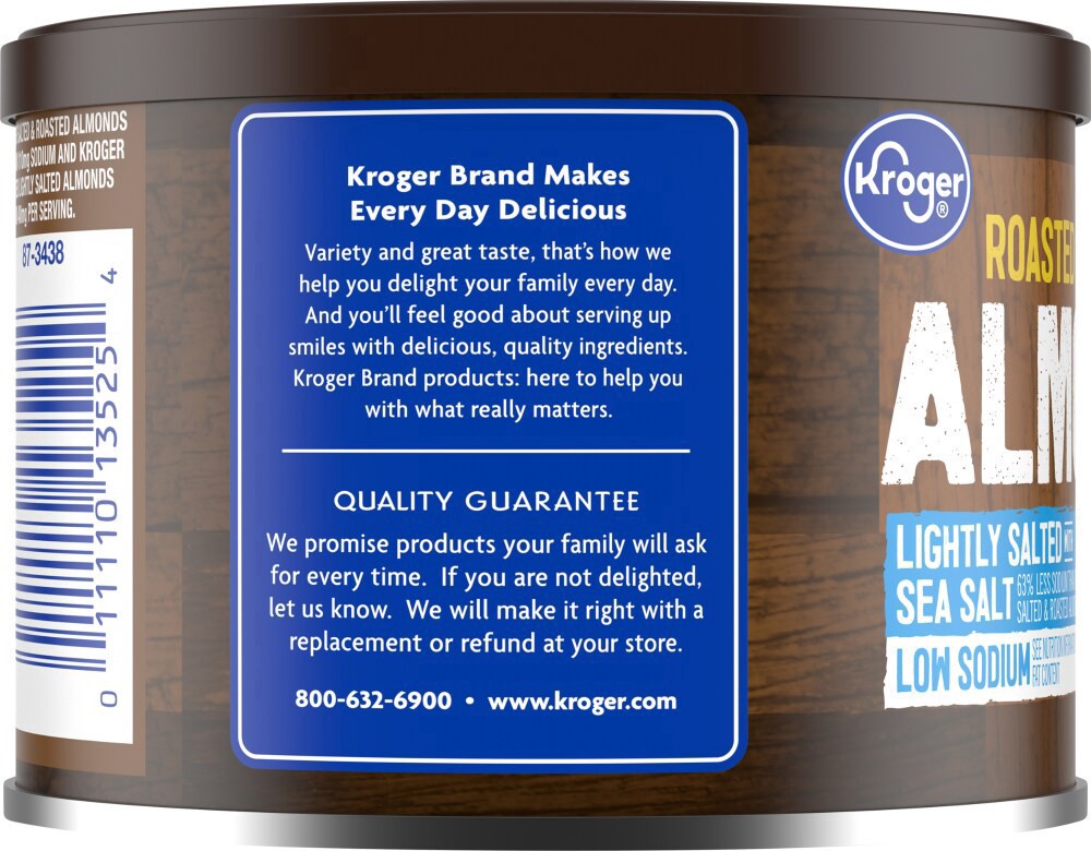 slide 4 of 4, Kroger Lightly Salted Almonds, 6 oz