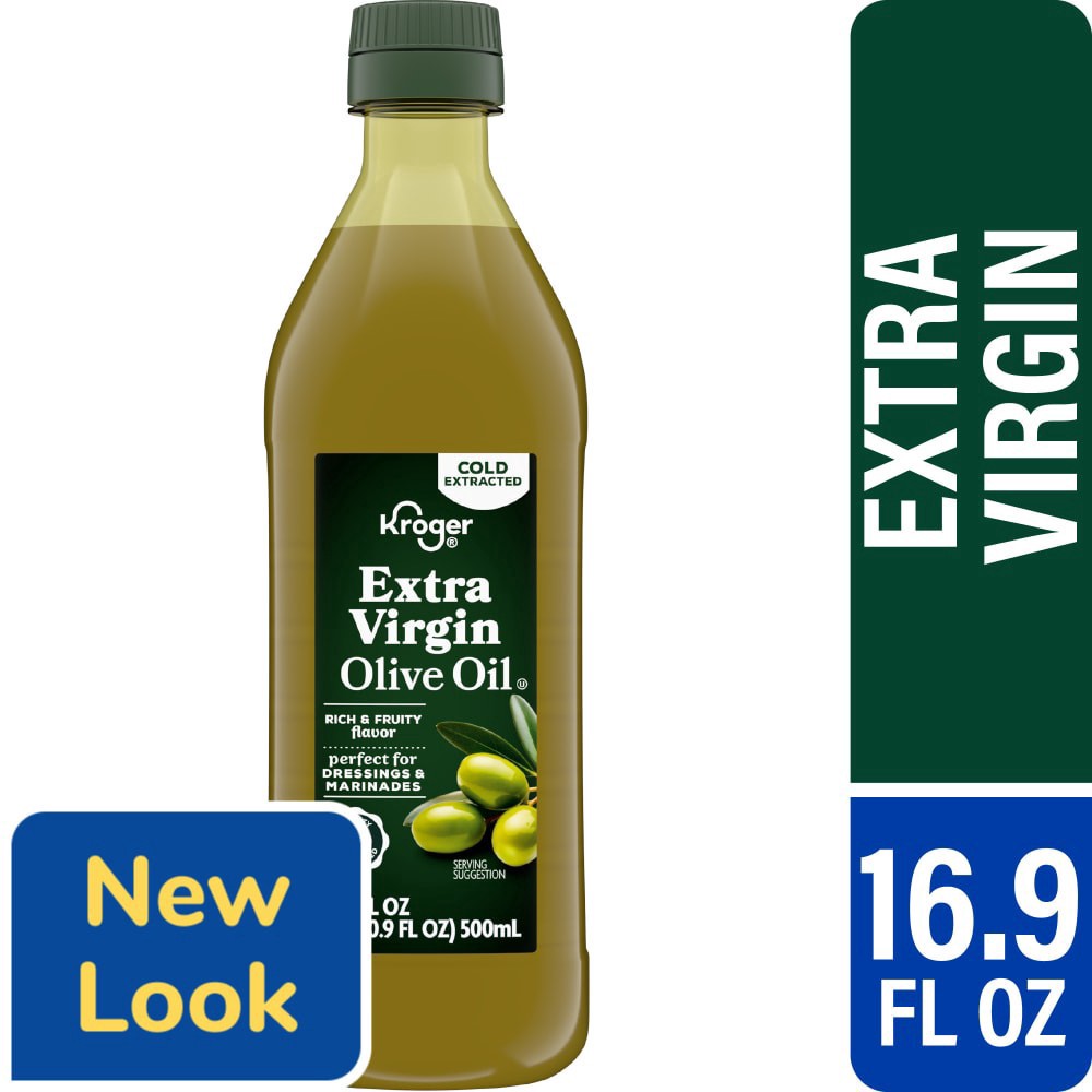 slide 1 of 3, Kroger Extra Virgin Olive Oil, 16.9 fl oz