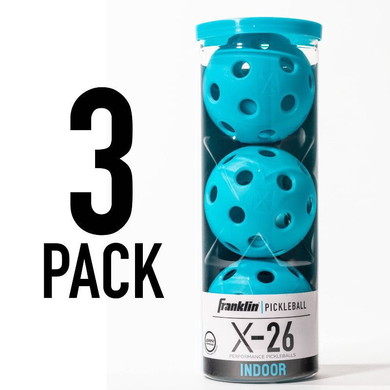 slide 2 of 8, Franklin Sports X-26 Pickleball - 3pc, 3 ct