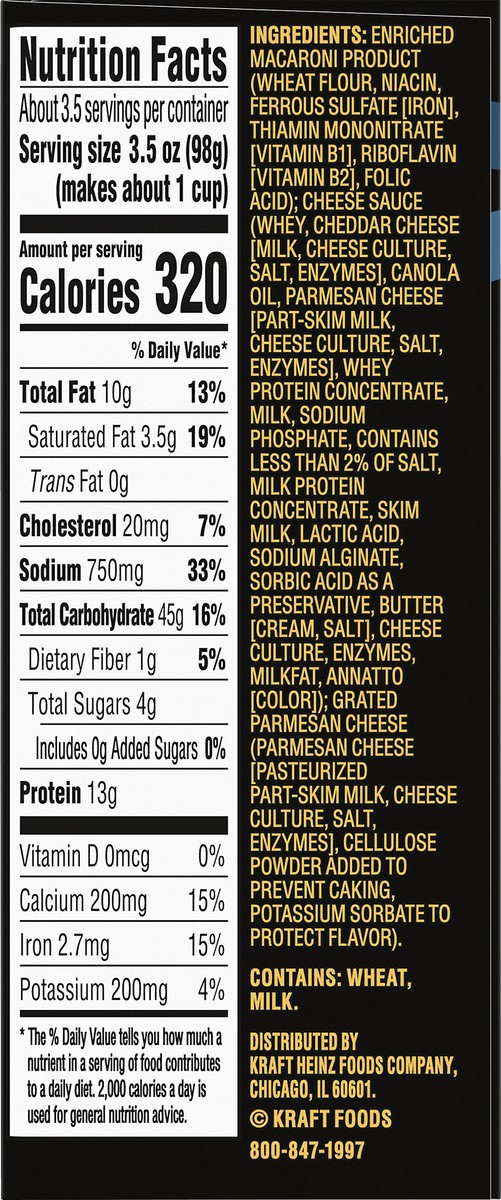 slide 6 of 14, Cracker Barrel Parmesan White Cheddar Macaroni and Cheese Dinner, 12 oz Box, 12 oz